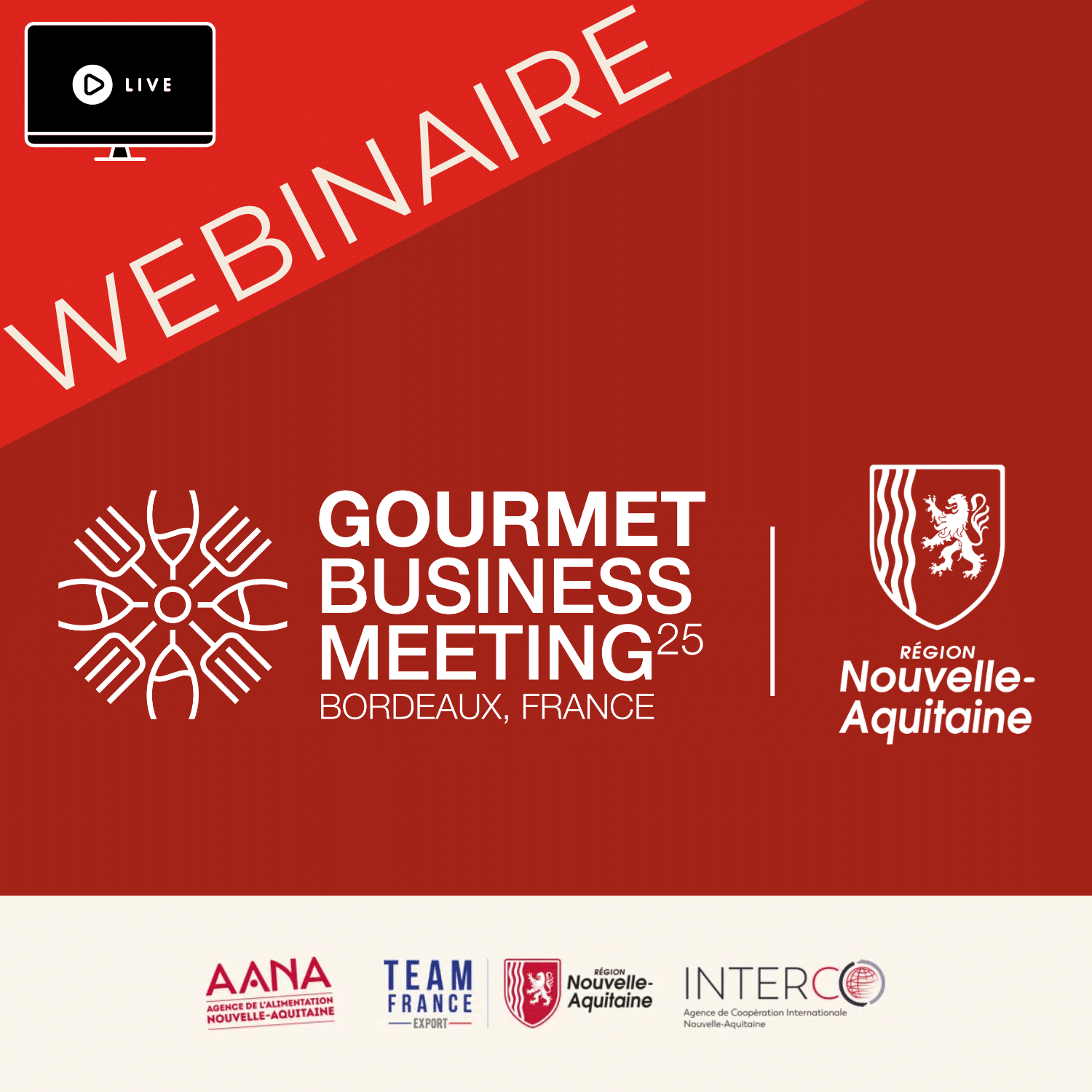 Webinaire d’information | Gourmet Business Meeting 2025